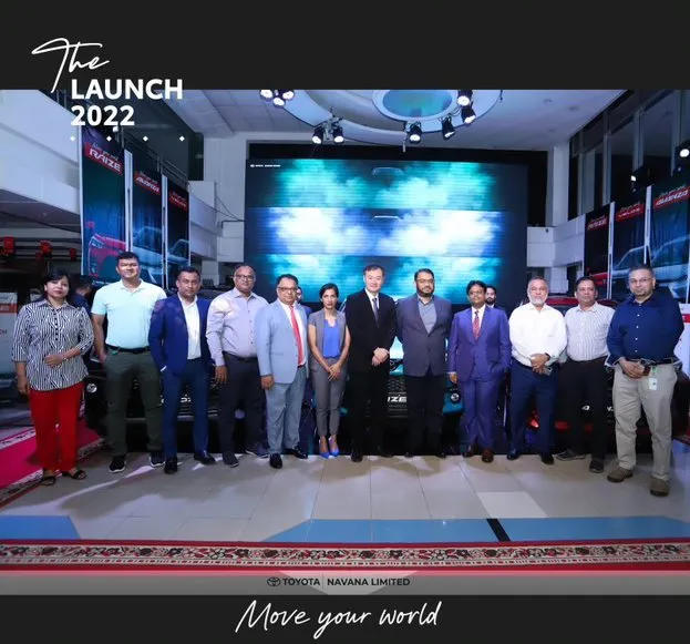 The Navana Limited team at The Launch 2022 in the showroom